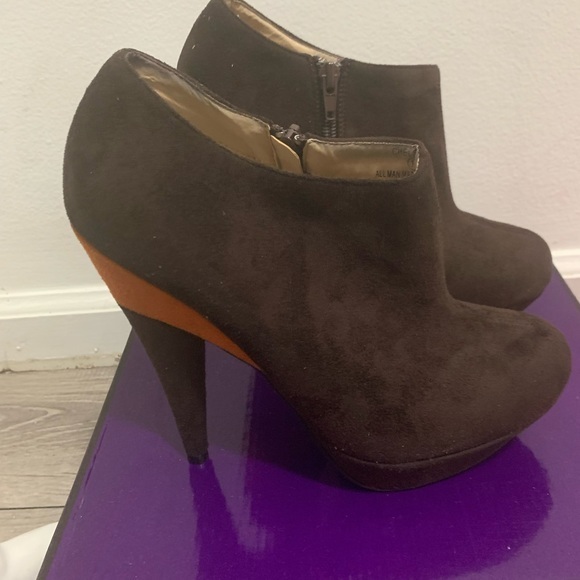 In Gouch chelsea high heel boots in brown suede SIZE 10 - Picture 5 of 15